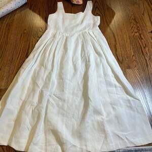 Dianne B. New York Vintage 100% Linen Midi Dress Size Medium